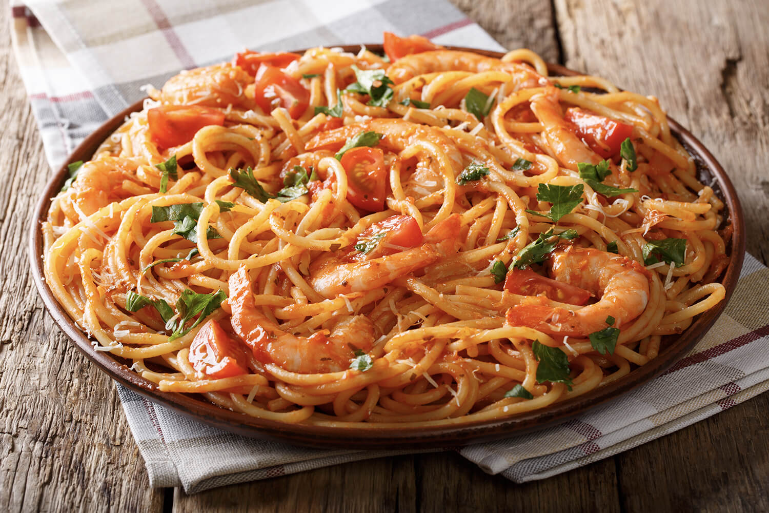 Shrimp-Fra-Diavolo Dish