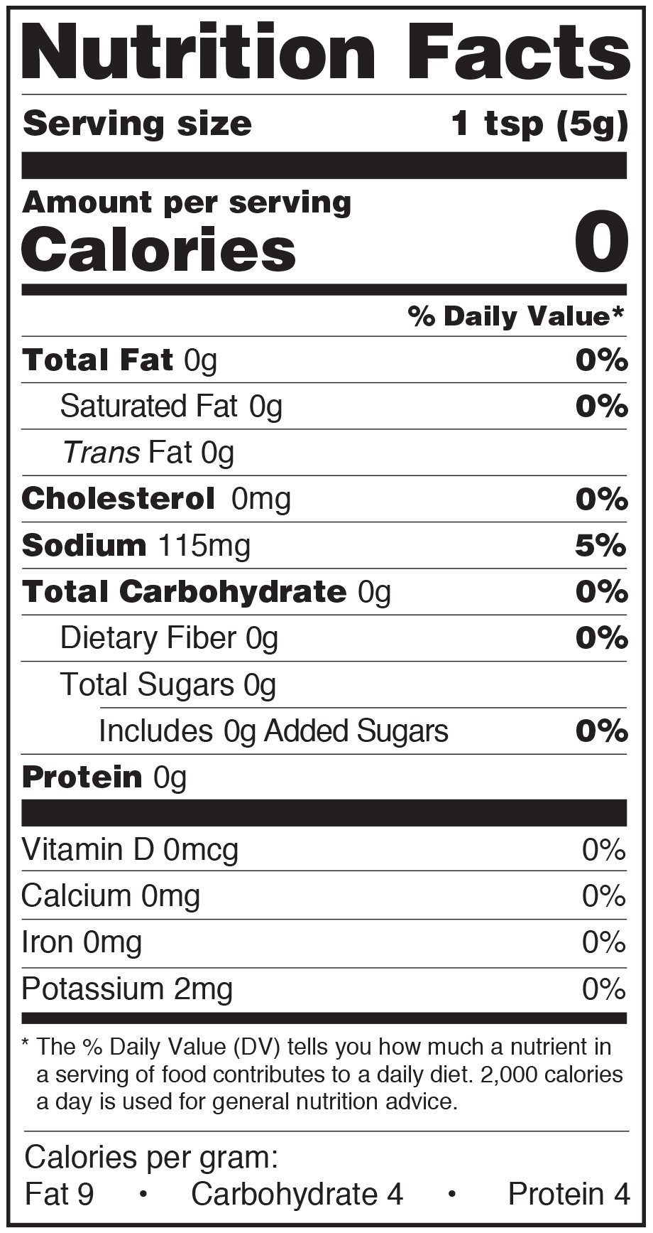 Paesana Condiments Nutrition Facts Label Non Pareil Capers
