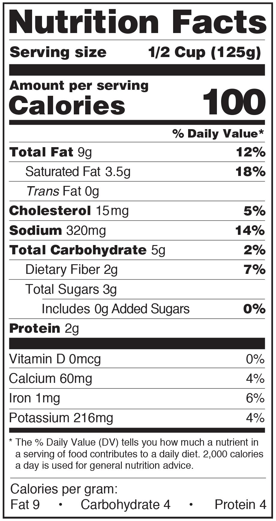 Paesana Patsa Sauce Nutrition Facts Label vodka