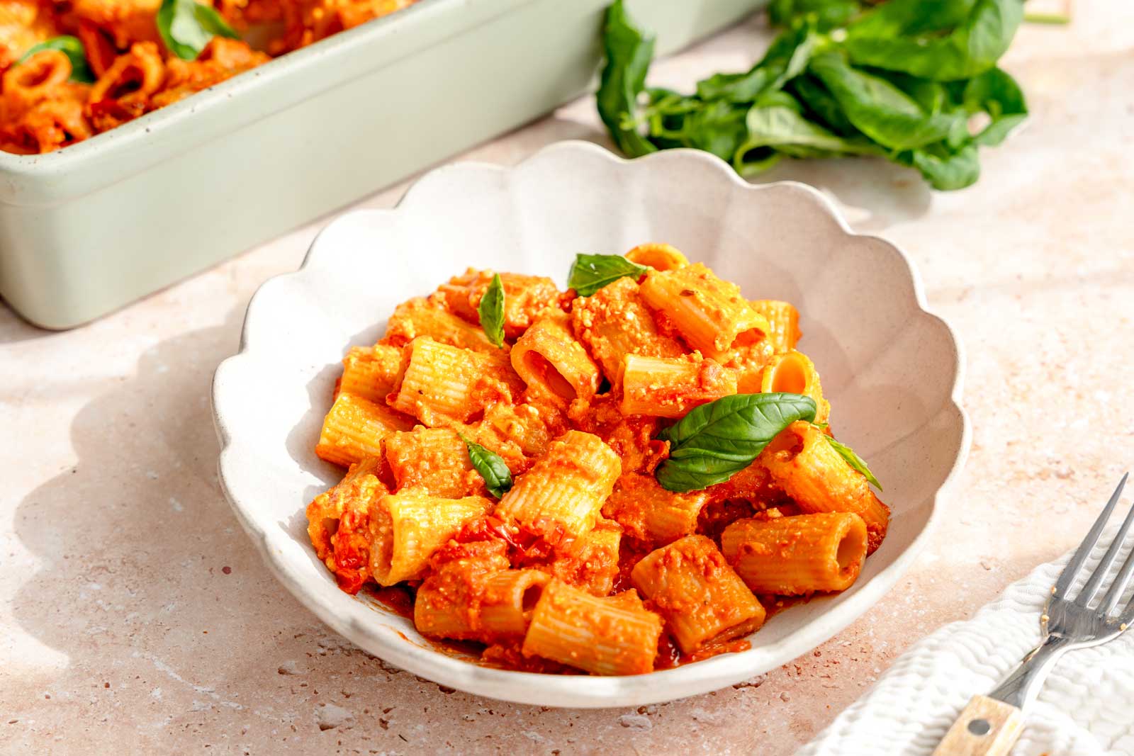 Champagne-Baked-Feta-Pasta