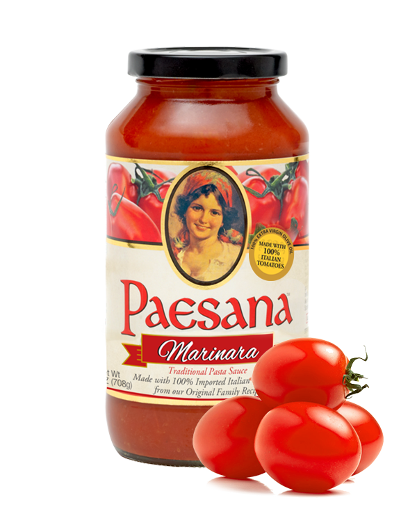 paesana marinara sauce in jar