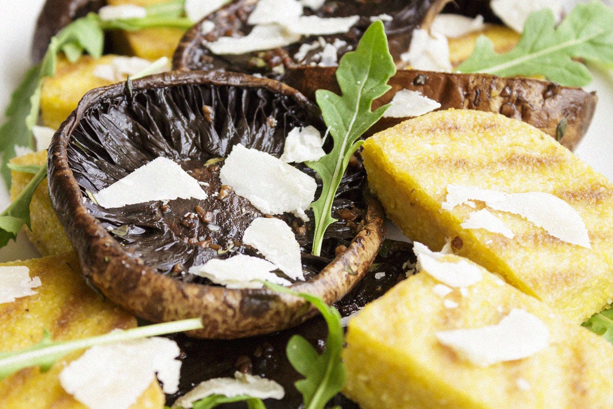 Polenta & Portobello Mushrooms